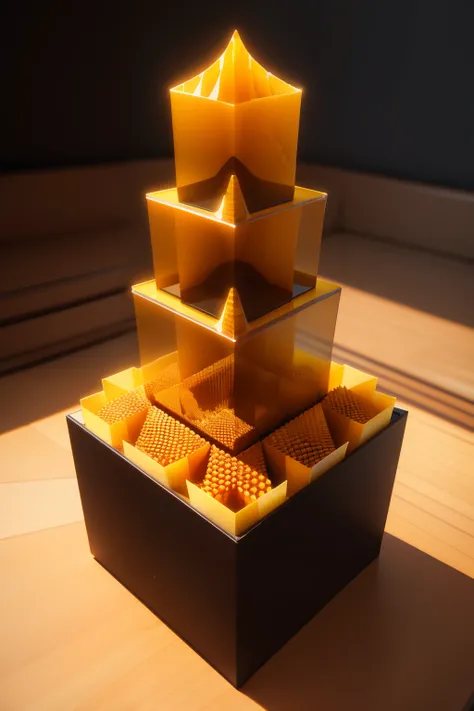 honeycomb，Overlooking，3d，photorealestic