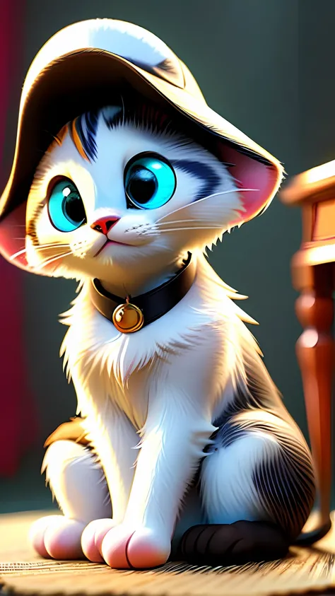 (best quality, masterpiece), The worlds cutest cat