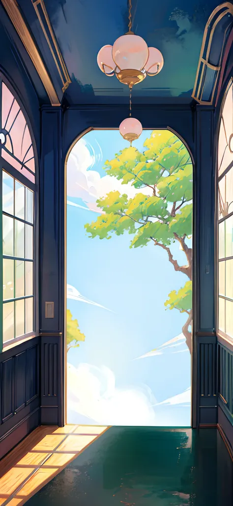 anime - style scene of a sunny room with a couch and a window, anime background art, anime background, anime art wallpaper 8 k, anime art wallpaper 4k, anime art wallpaper 4 k, anime scenery, anime landscape wallpaper, open window ib background, detailed s...