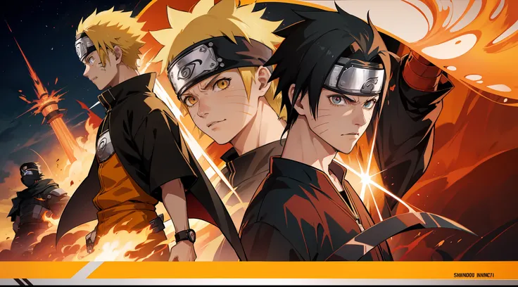 Naruto, Uzumaki Boruto, Journey to the Future - A New Shinobi Path, New enemies: Dark Dimension Ninja - "Movie director", Movie Posters, New technology: Thunder Flame Swordsmanship - "Lightning Flame Blade"