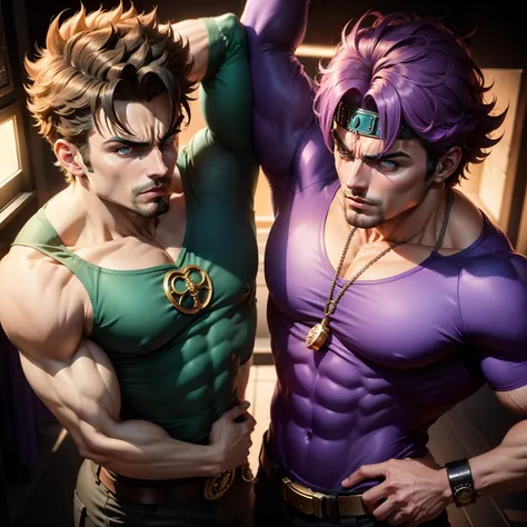 Jojos bizarre adventure，Joseph Joestar，The Purple of the Hidden One，Humanoid stand-in