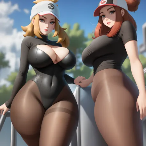 Pokémon big breasts pantyhose