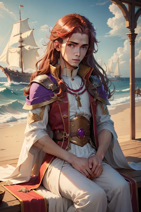 Asol from the story Scarlet Sails is waiting for his prince by the sea