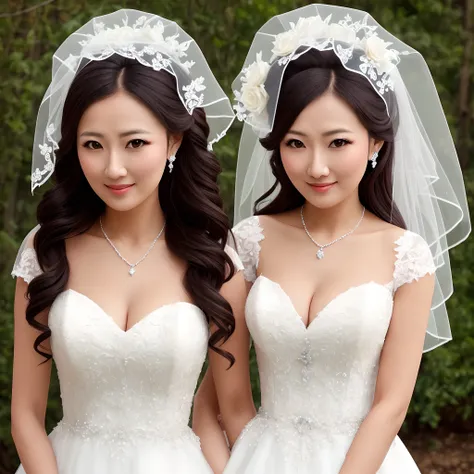 My beautiful bride with big head and small chest