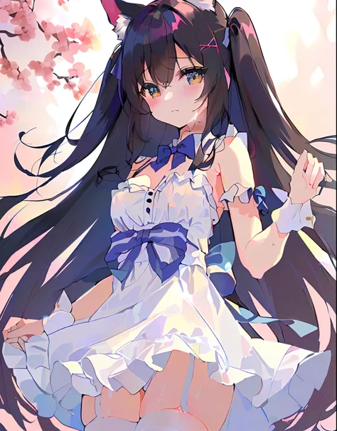 chinadress,wet,medium_breasts,white_thighhighs, {best quality}, {{masterpiece}}, {highres}, {an extremely delicate and beautiful}, original, extremely detailed wallpaper,1girl,{COLORFUL},{VIVID COLORS},{VIVID},{flat color},{Hand detail},{{Correct hand stru...