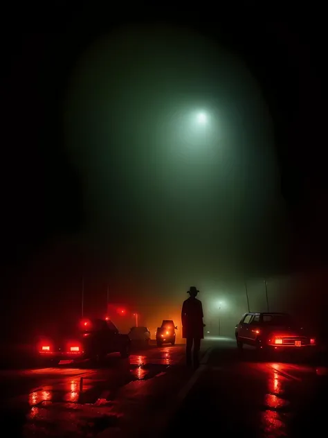 the dark side of the road, eerie person silhouette, eerie thriller aesthetic!!!!, dark eerie photograph, dark eerie photo, u