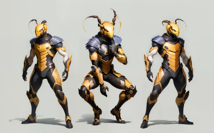 Scorpion Anthropomorphic Q IP Triple View