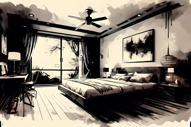 ink_style ,  bedroom