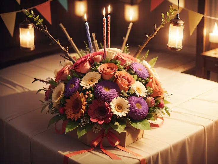 Birthday Bouquet、Birthday bouquet、top-quality、Knots、no humans、Fantastical。