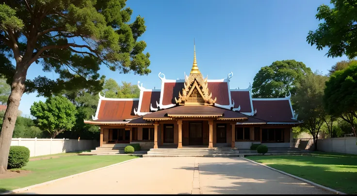 Khmer temple landscaping 8 k