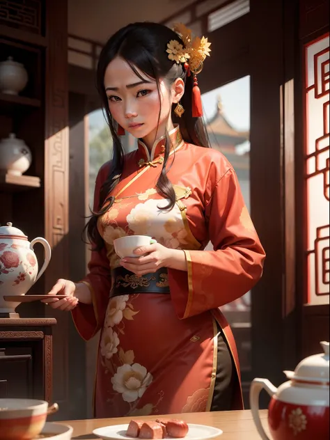 woman, China, ancient, traditional