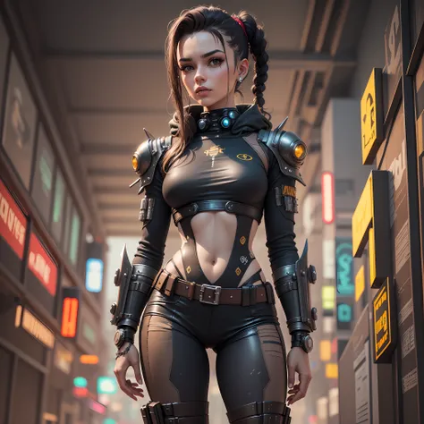 guerreiro espacial cyberpunk com roupa metalica prateada estilo 3d hiperealistic --auto --s2