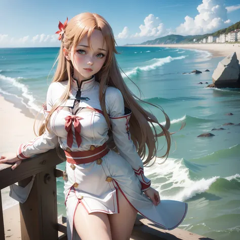 Asuna by the sea