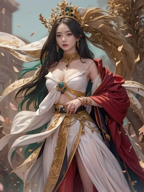 a queen，ancient wind