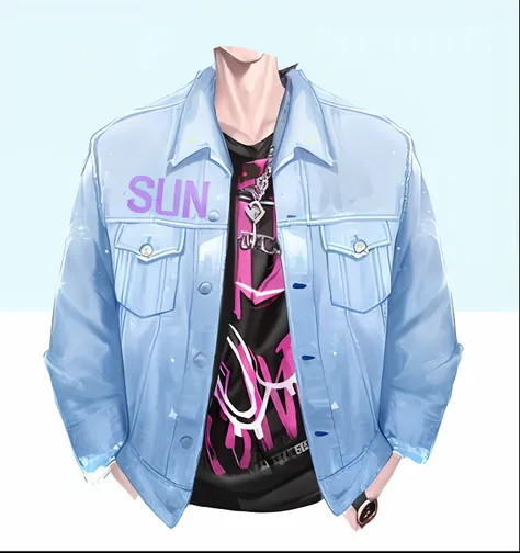 Alafeld painted men in denim jackets and jeans, ( ( ( Wearing jeans ) ) ), kawaii shirt and jeans, imvu, inspired by Sim Sa-jeong, !!Full body portrait!!, Screenshot of fashion game, inspired by Adam Dario Keel,