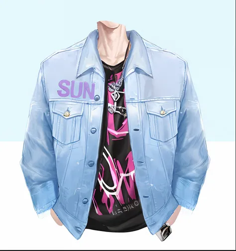 Alafeld painted men in denim jackets and jeans, ( ( ( Wearing jeans ) ) ), kawaii shirt and jeans, imvu, inspired by Sim Sa-jeong, !!Full body portrait!!, Screenshot of fashion game, inspired by Adam Dario Keel,