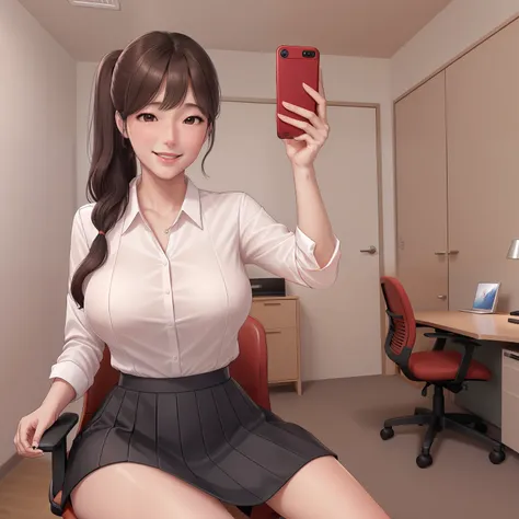 girl,office lady assistant, he tall,sexy pose office lady assistant,long ponytail wet brown hair,super big breast,(p cup),age 18...