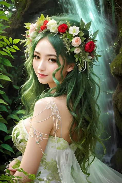 d&the captivating depiction of the d dryad is、consists entirely of lush vegetation、visionary artists、brought to life by sylvan f...