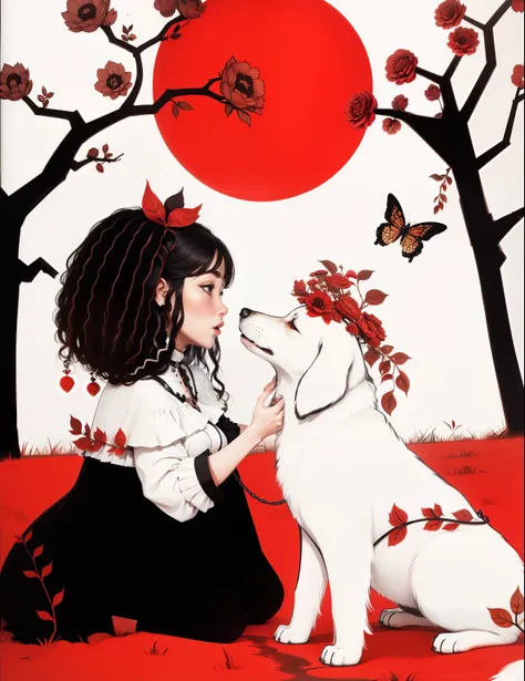 Woman with dog