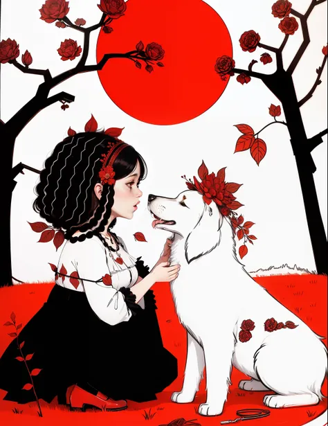 Woman with dog