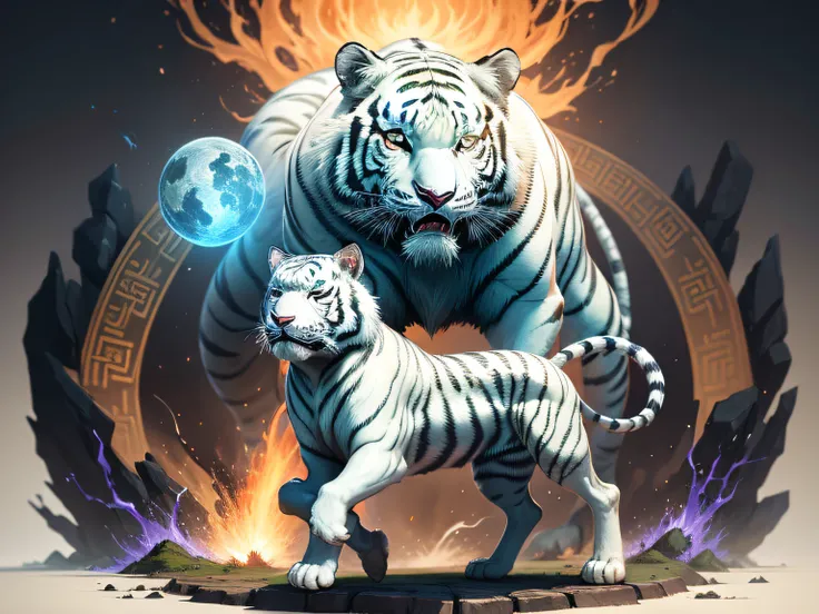 Chinese mythology and stories，Mythological background，the white tiger