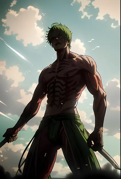 Imagining "Giant Zoro" in the world of "Attack on Titan" paints a vivid picture of an imposing and relentless warrior. Enlarged to Titan proportions, Zoros recognizable green hair and three swords would remain his distinguishing features. His muscular phys...