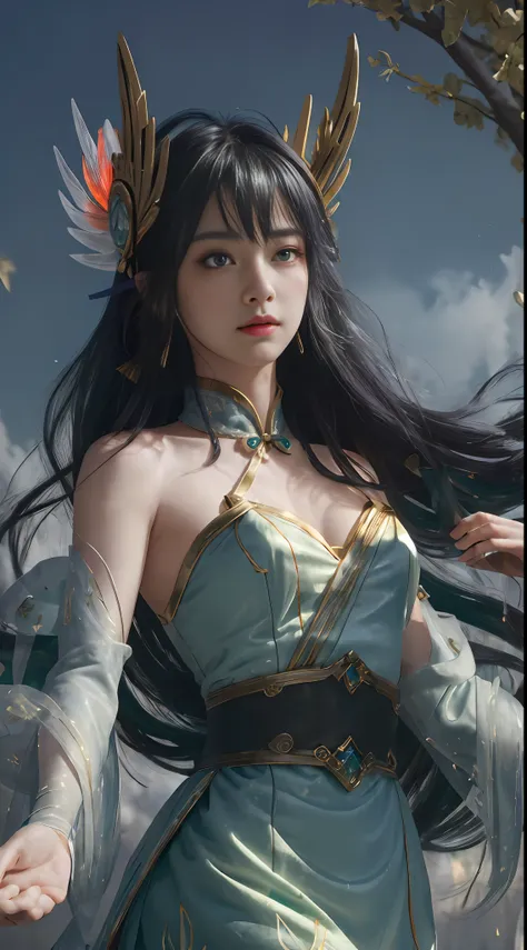 (masterpiece:1.5), illustration, 4k, 8k, (high quality:1.1),fairy, highly detailed, detailed face, hdr, bright colors, natural l...