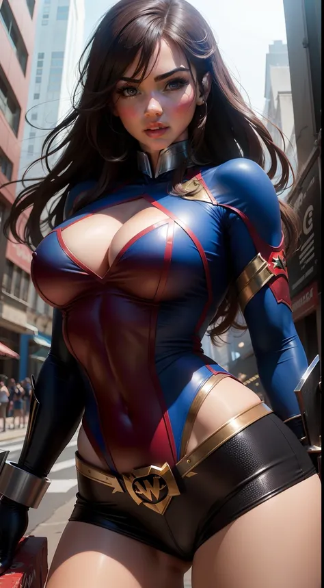 Hot superheroine girl, estilo feiticeira