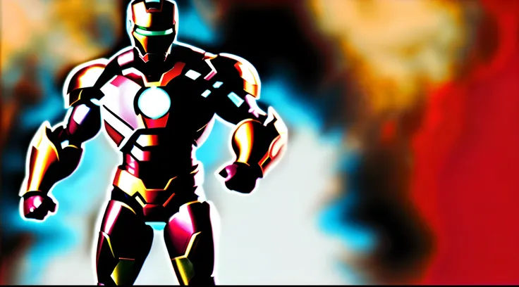 ironman full body black background size ratio 16:9