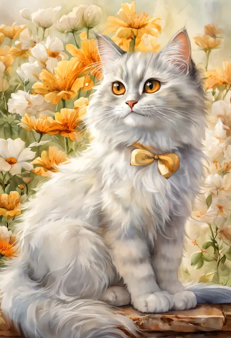 Artistic hightly detailed, portrait of an adorable cute fluffy cat in a cheese, wearing a smug smile, Miki Asai Macro photography, close-up, hyper detailed, trending on artstation, sharp focus, studio photo, intricate details, highly detailed, by greg rutk...