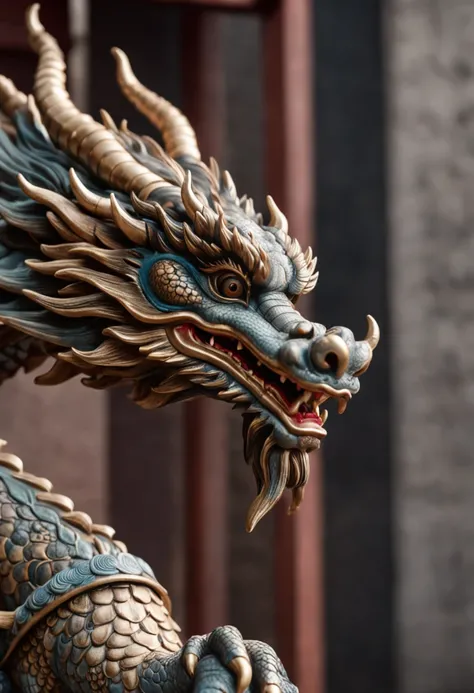 Traditional Chinese characteristics - dragon culture，The majestic and majestic dragon-shaped image is brought to the extreme。