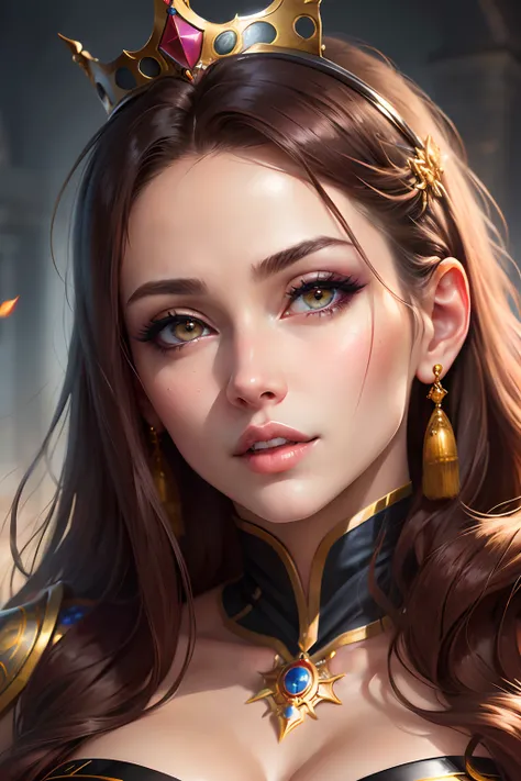 Very nice mast princess eyes sexy face hyper realistic super detailed face portrait