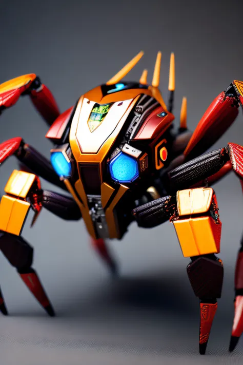 Spasial Robotic Spider Fused with Ninjagos Great Debrontor