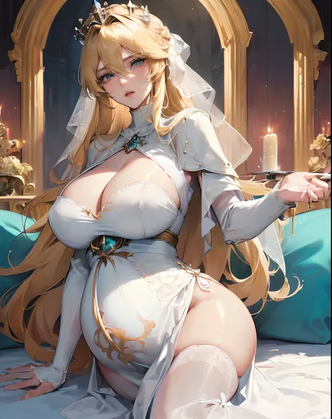 Artoria, Pandoragon, King Arthur, King of Ancient Britain, King of England, Ancient Hero, Eternal King, King of Knights, General, Hero, Leader of the Knights of the Round Table, ((half)), human wife, pregnant mother, pregnant woman, mother, super plump fle...