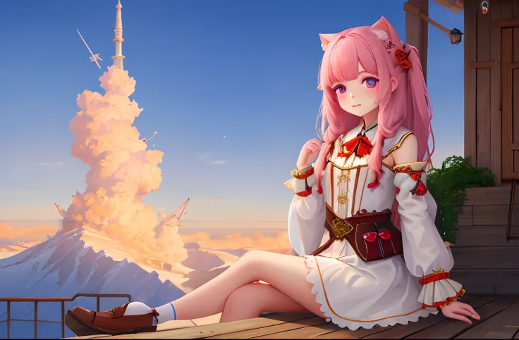 Irtysh Girl Sweet Kawaii, concept art, 4k