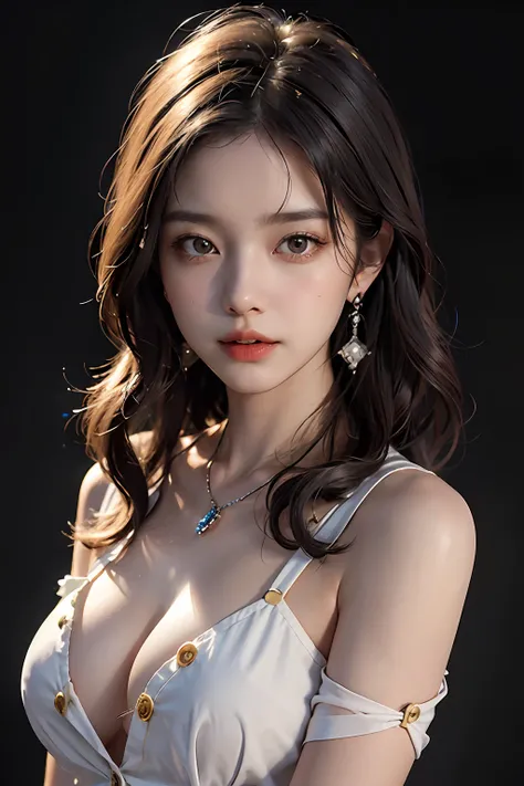 Wearing only one long shirt, (all buttons open: 1.1), big breasts, deep cleavage, best quality, masterpiece, illustration, very delicate and beautiful, very detailed, CG, unity, 8K wallpapers, amazing, fine detail, very detailed CG Unity 8K wallpapers, hug...