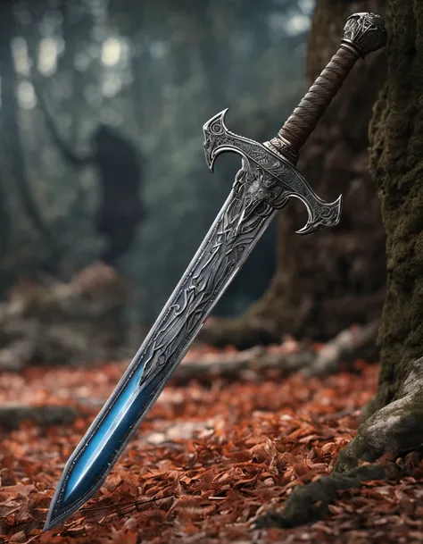 A detailed sword, Lying on the ground