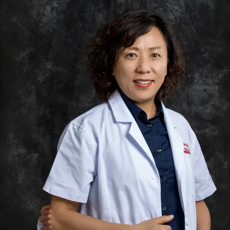 arafed woman in a lab coat posing for a picture, yin zhen chu, xiang duan, mei-ling zhou, Yun Ling, lei min, Zhang Pengzhen, chengyou liu, Lin Qifeng, Qiu Fang, mingchen shen, chengwei pan, zhelong xu, xue han, yuxiang chen, song nan li