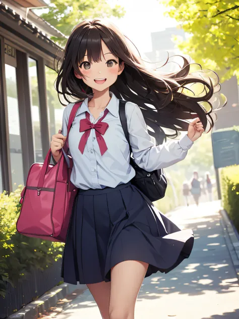 On a bright spring day (day:1.0), under the clear blue sky (sky:1.0),
BREAK
a high school girl walks with her hair dancing lightly in the wind (hair:1.0). The image is softened at the edges, capturing the youthful and vibrant essence of the scene.
BREAK
He...