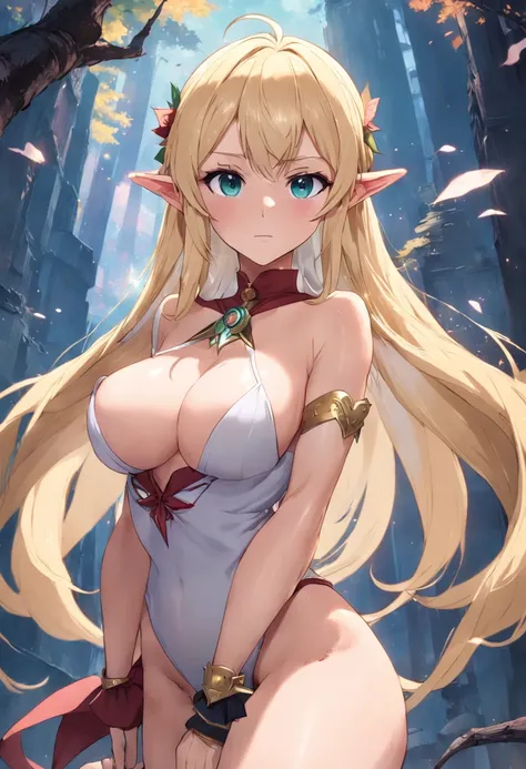 mature,anime,elf,woman,blonde,tall,busty,voluptuous