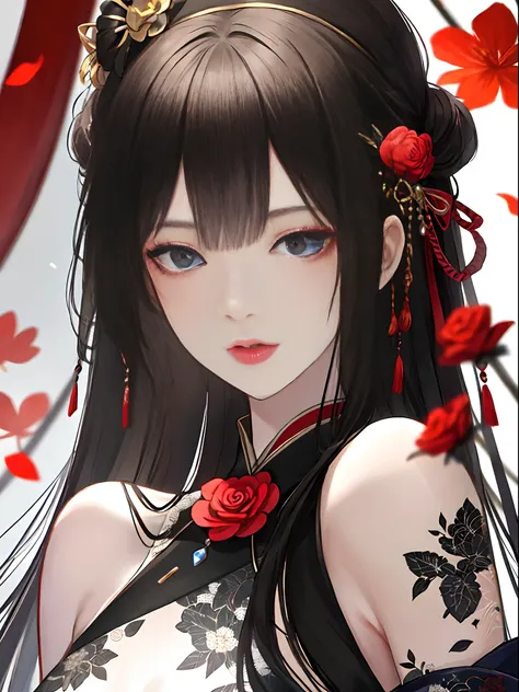 masterpiece,best quality,absurdres,original,extremely delicate and beautiful,beautiful detailed eyes and face,1girl, black hair,...