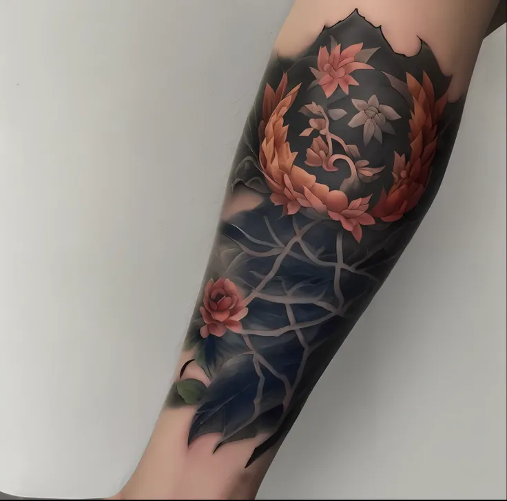 Tatto japonesa, on a mans forearm