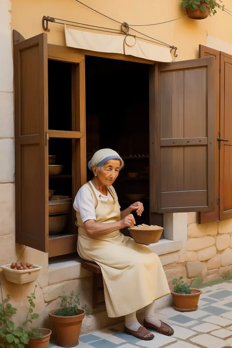 Date: 1923
Country: Italy
Description: In a small Tuscan village, an elderly woman sits by a window, hand-rolling pasta. Her weathered hands reflect a lifetime of culinary tradition, connecting generations through the art of Italian cooking.