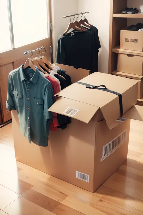 box，Fill up with clothes，Good quality，Clothing big brand style，Stylish and simple