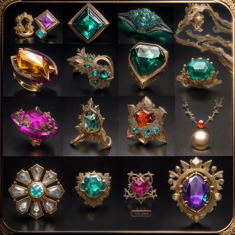 (deep sea style: 1.2), (Full Focus: 2), (Everything in Display Cabinet: 1.3), (Magic Items | Colorful Gems | Cherry Blossoms | Printed Silk Products | Medals | Ores | Obsidian | Pearl | Emerald | White Jade | Amethyst | Sapphire | Gold Products | Silver Pr...