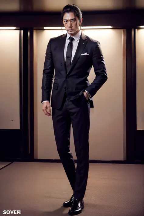 yakuza、full bodyesbian、male people、men、full body、suits、single body、soio