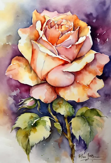 Best quality, Masterpiece, 超高分辨率, (photograph realistic:1.4), surrealism, Dream-like,florals，Rose flower