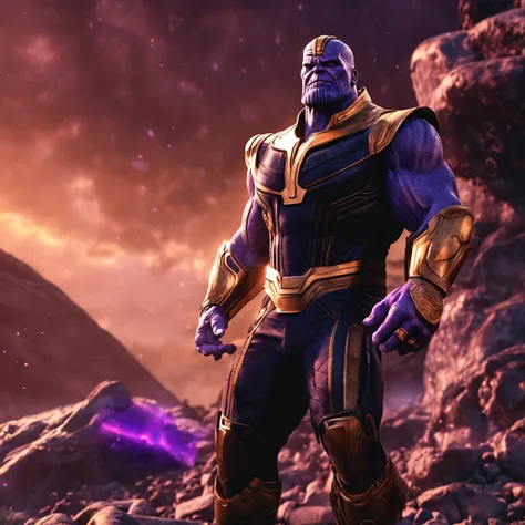 Thanos, cinematic, futuristic, 8k