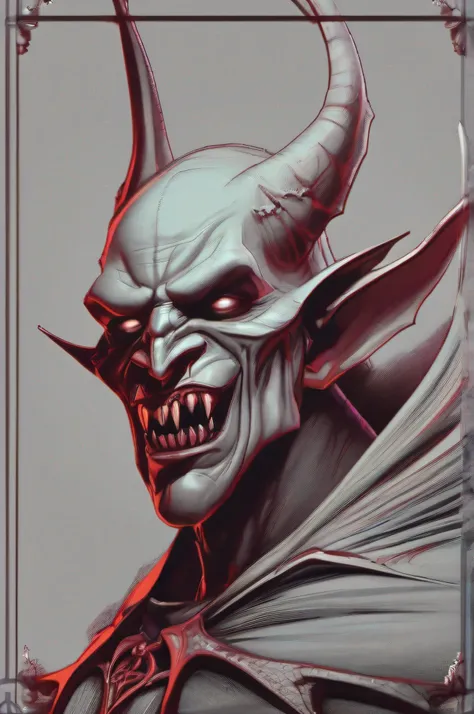 Vampire, sinister, long fangs, bloodshot eyes, bat ears, drooling, fang out, evil, Gothic art, Classicism, cinematic lighting, multiple views, masterpiece, anatomically correct, super detail