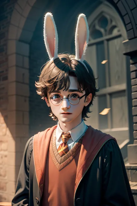 harry potter wwith bunny ears